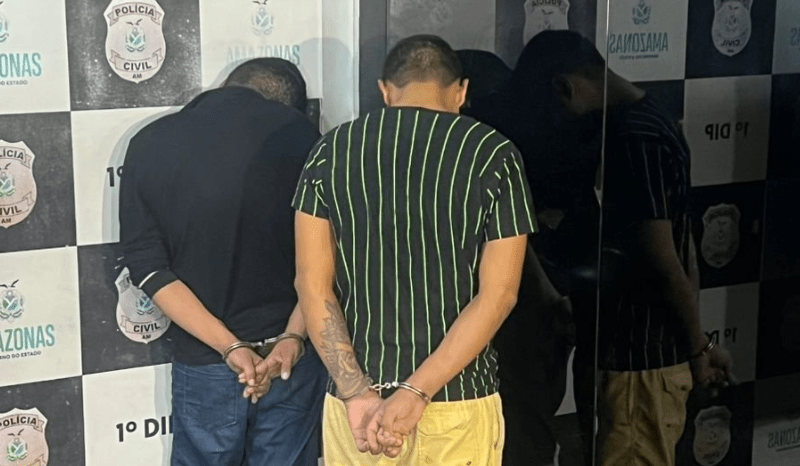 Dois suspeitos são presos após assalto a loja de autopeças em Manaus