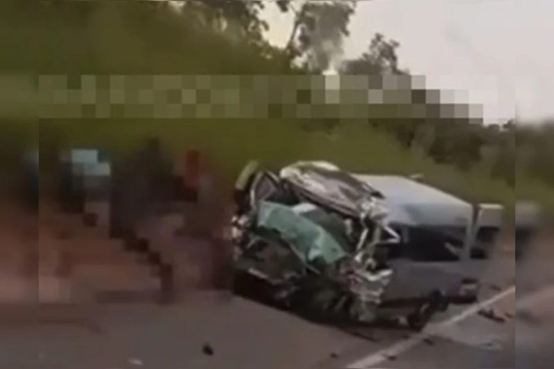 Van a caminho de Brasília se envolve em acidente e deixa 8 mortos na BR-020