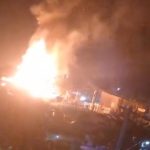 Incêndio destrói casa e deixa homem ferido na Zona Norte