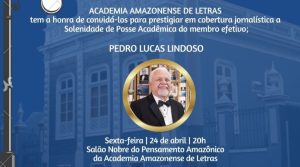 Solenidade de posse de Pedro Lindoso na Academia Amazonense de Letras