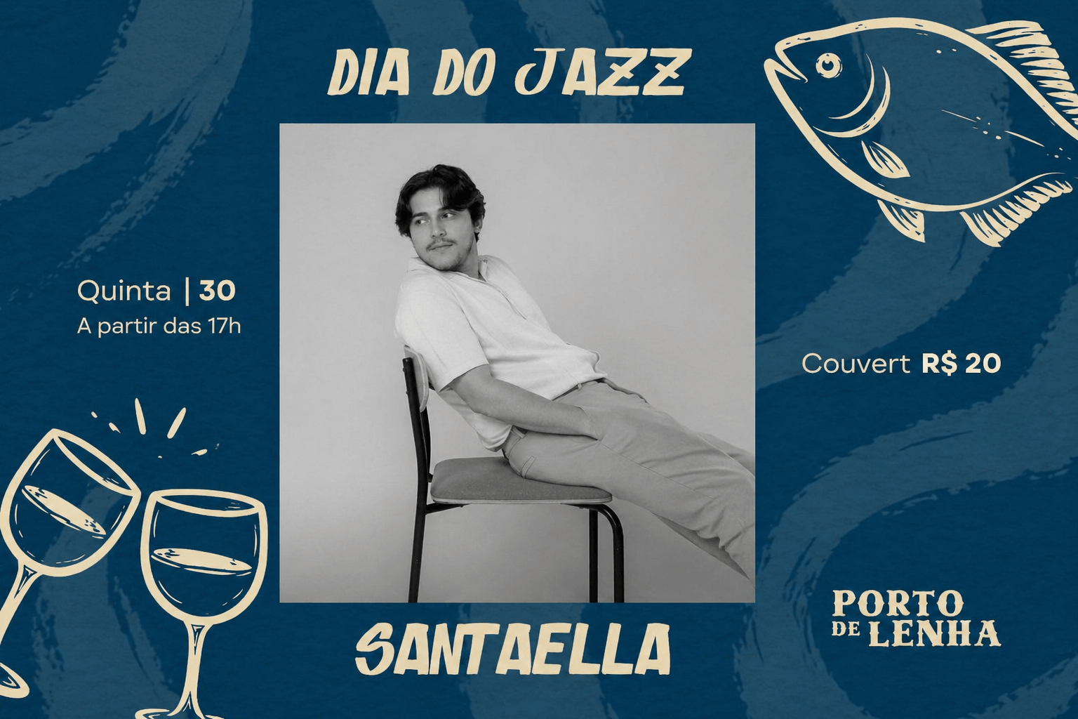 Santaella celebra Dia Internacional do Jazz com show em Manaus