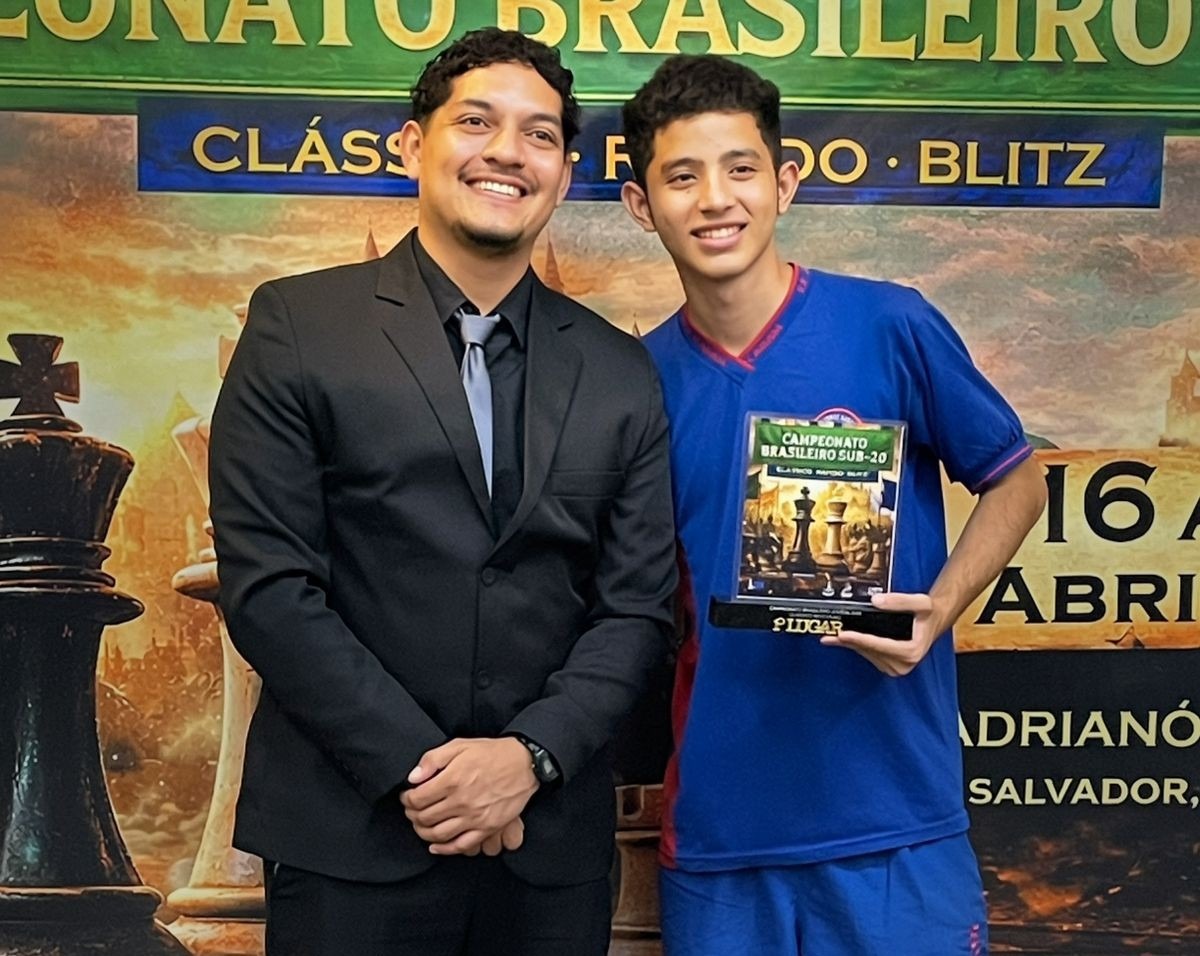 Amazonense conquista Brasileiro Sub-20 de xadrez em Manaus