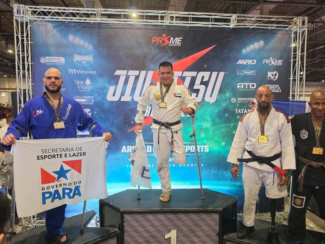 Amazonas conquista 4º lugar na Copa Arnold de Parajiu-jitsu