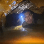 Grupo entra em caverna para procurar ouro e acaba preso após inundação