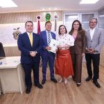 Adjuto Afonso recebe visita institucional de Yara Lins e Josué Neto