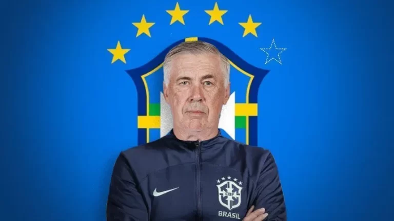Carlo Ancelotti, técnico da Seleção Brasileira.