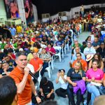 David Almeida durante encontro político com lideranças em Manaus