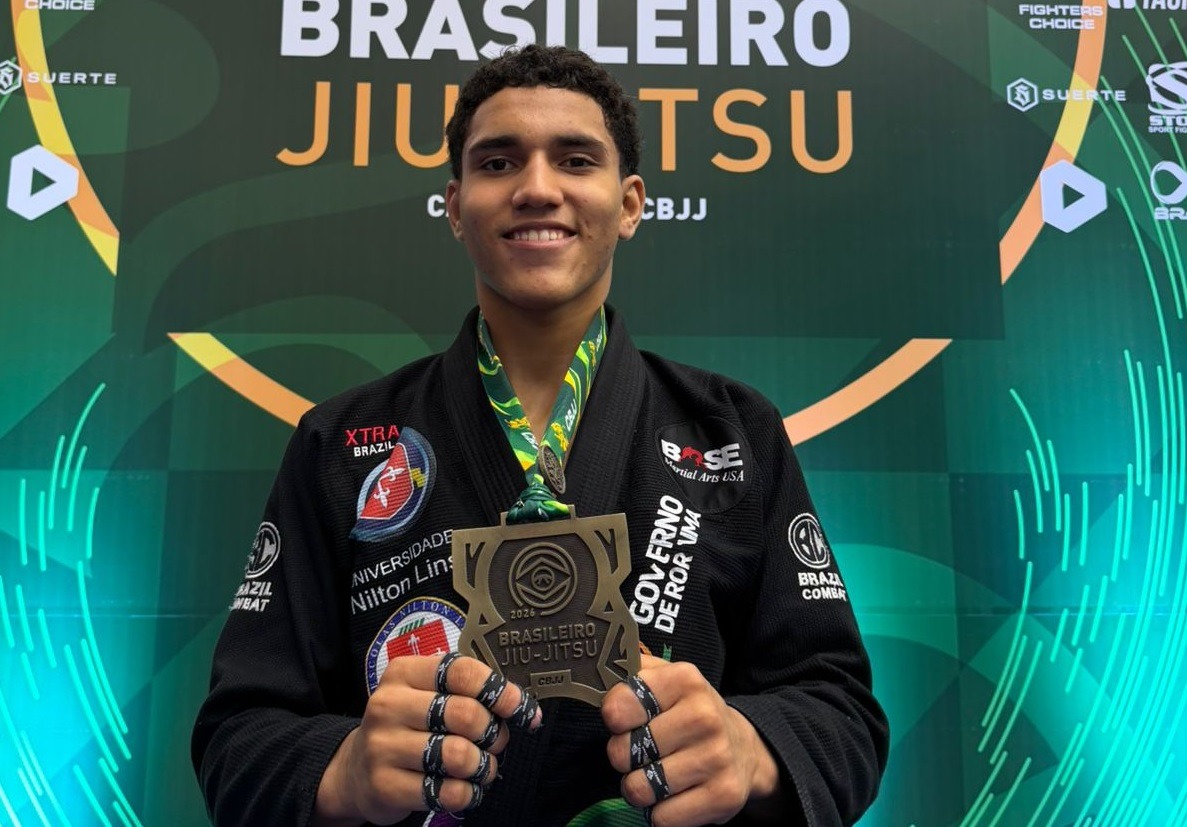 Hallysson Pitbull conquista dois bronzes no Brasileiro de Jiu-Jitsu
