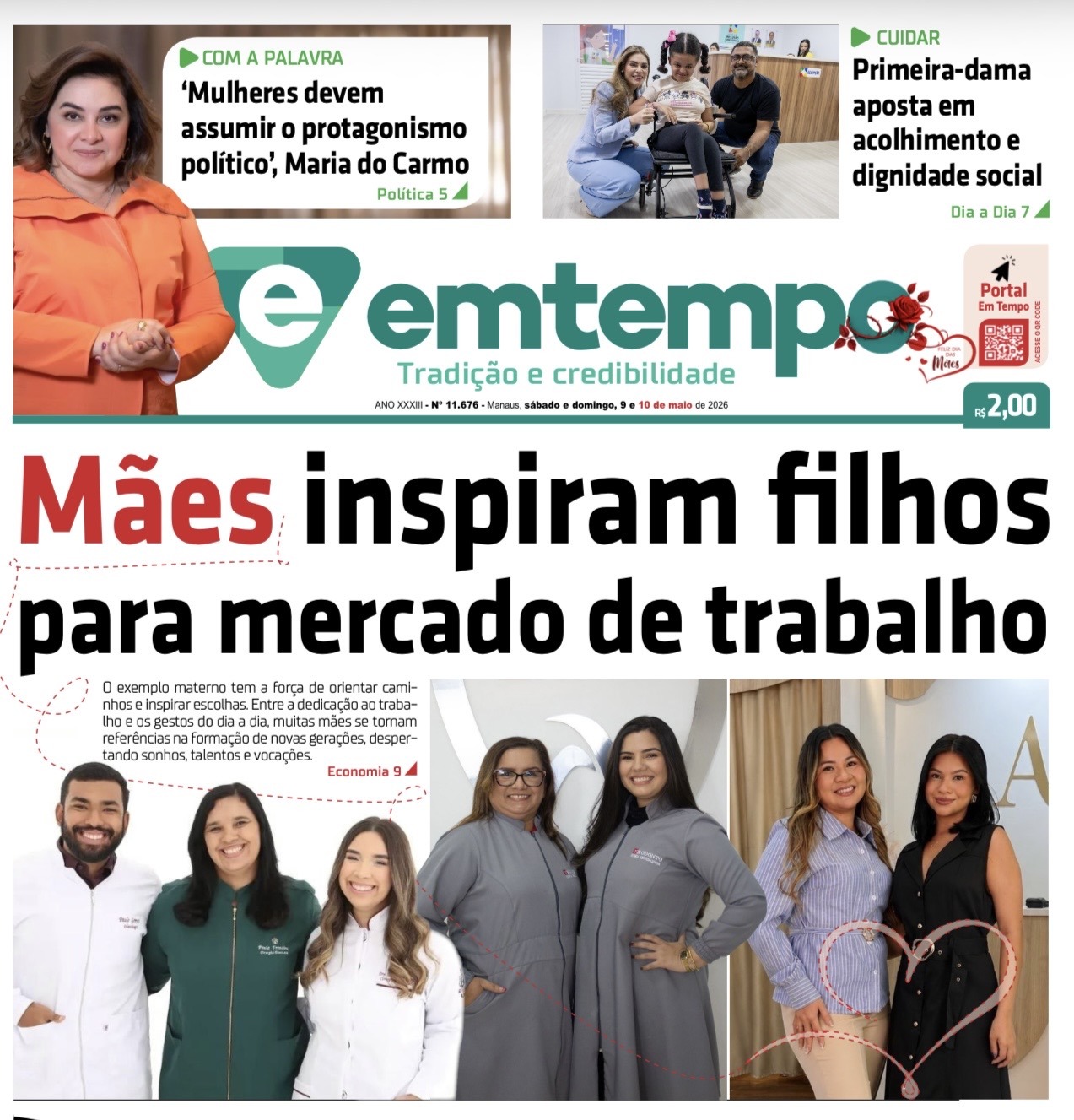 Jornal Em Tempo – sábado e domingo, 9 e 10 de maio de 2026