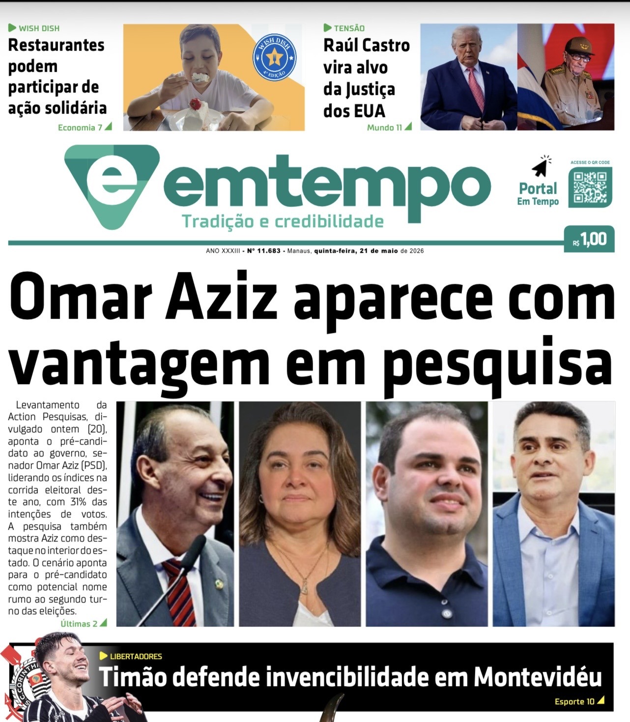 Jornal Em Tempo – quinta-feira, 21 de maio de 2026