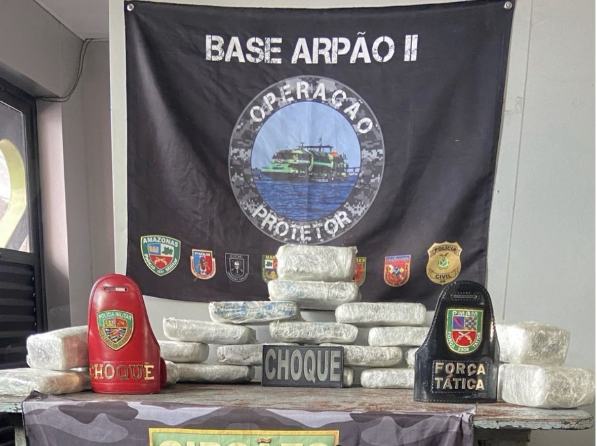 Drogas avaliadas em 1,1 milhão são apreendidas em Coari