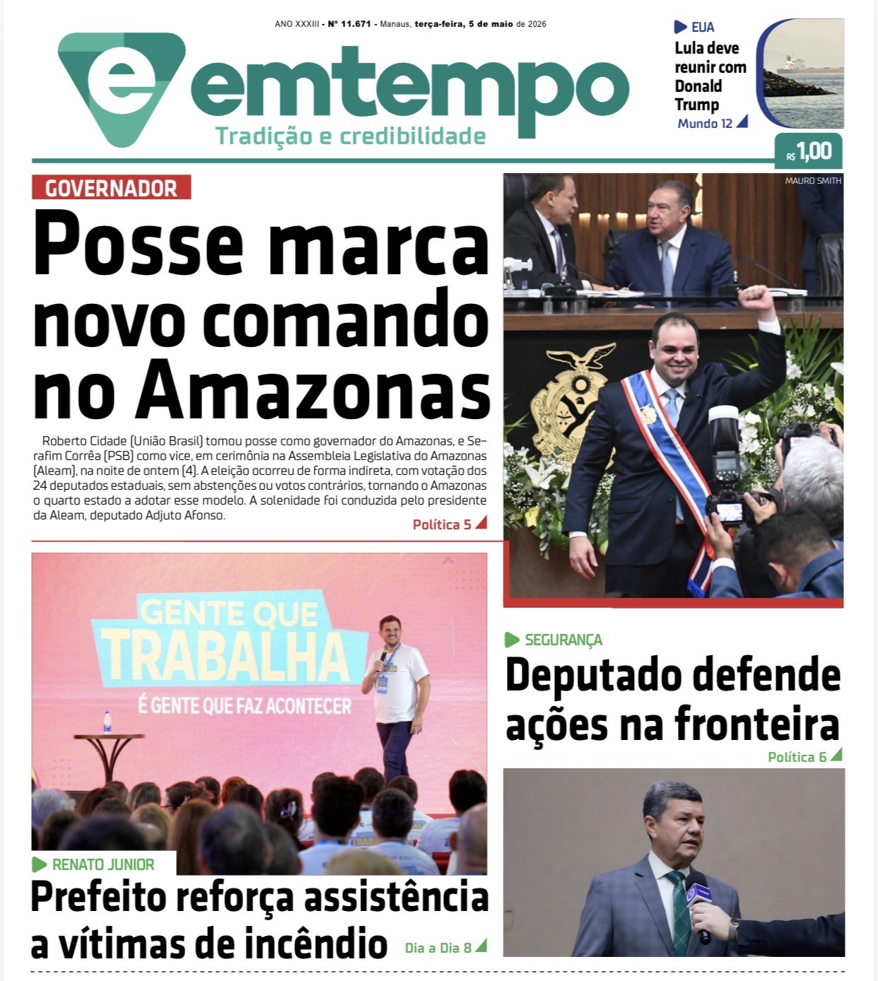 Jornal Em Tempo – terça-feira, 5 de maio de 2026