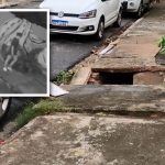 Jovem cai em bueiro durante passeio com cachorro em MT