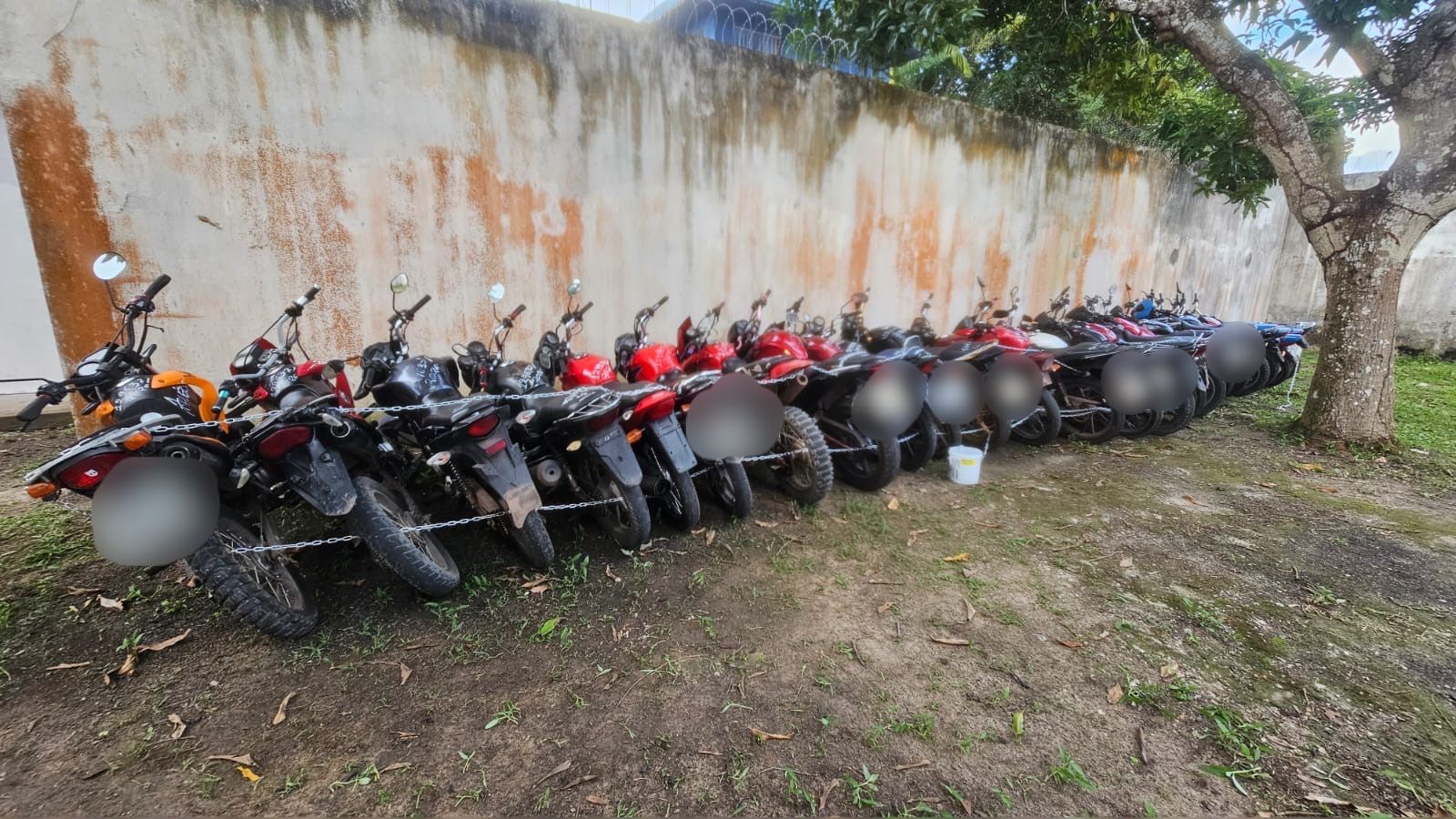 Operação policial recupera 25 motocicletas roubadas no município de Maués