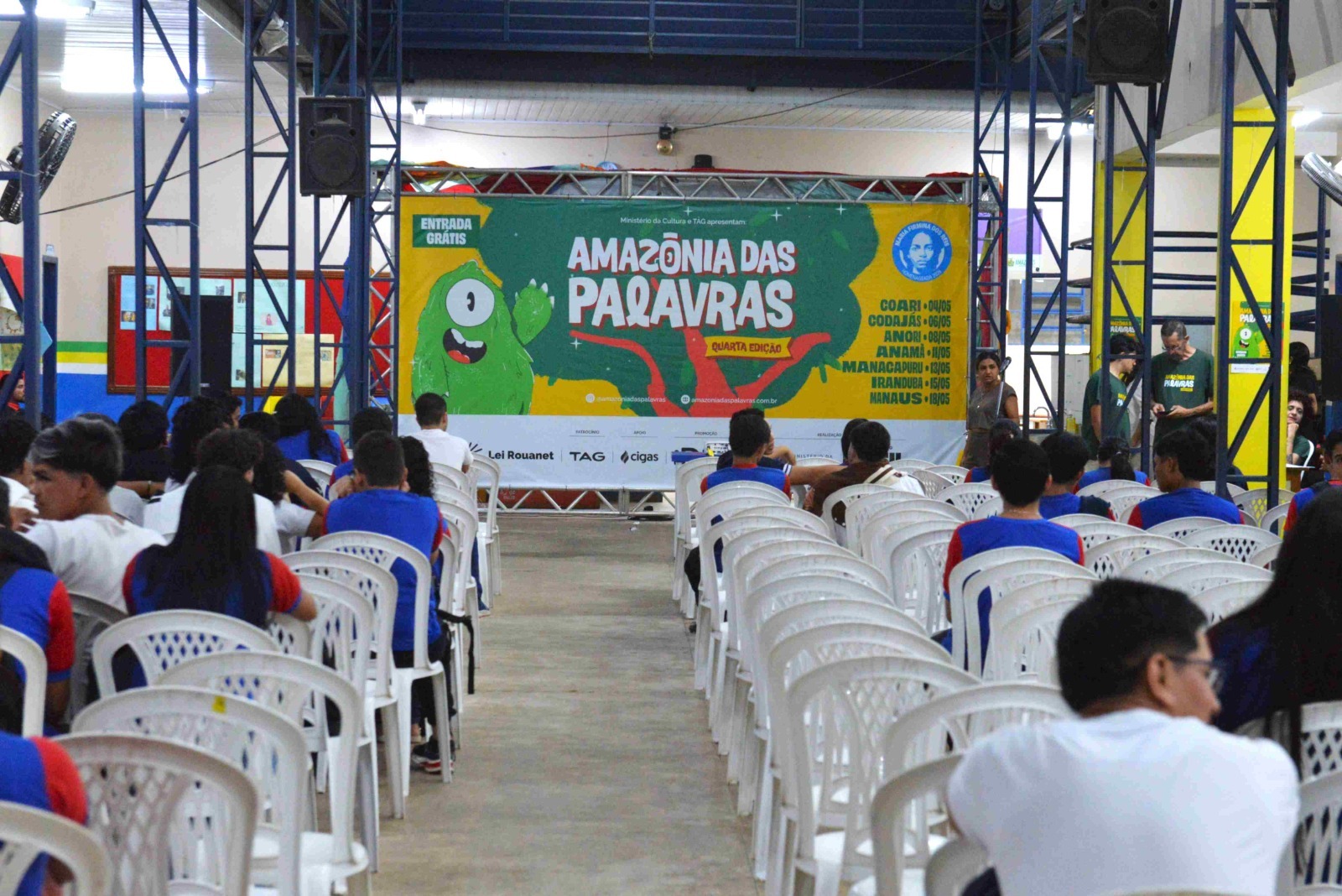 Amazônia das Palavras leva literatura a sete municípios do AM