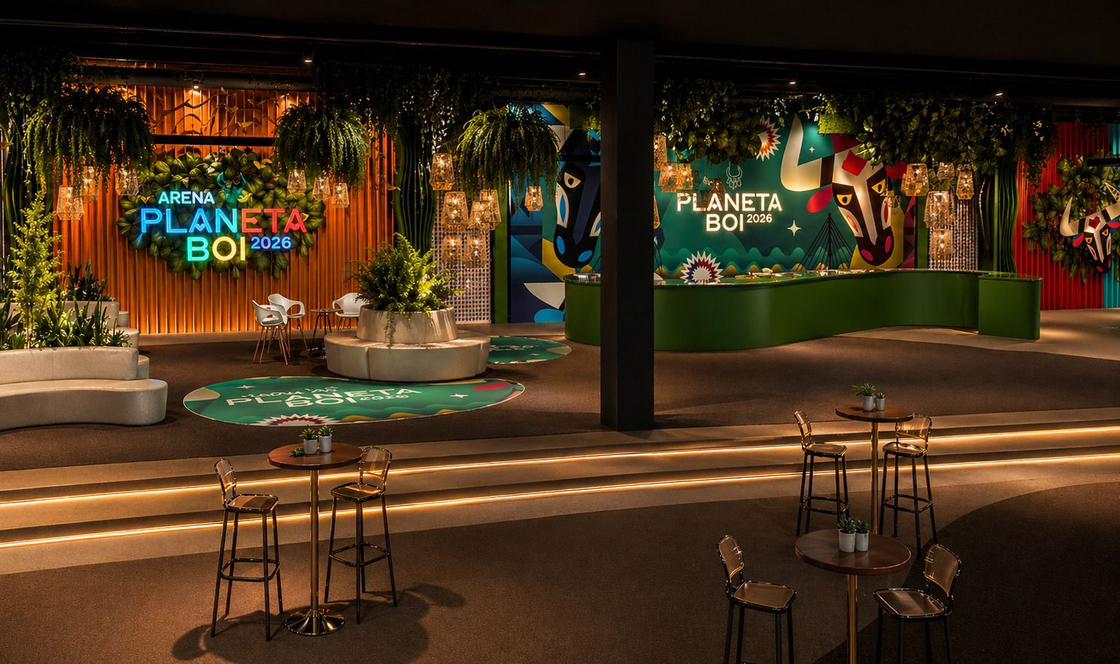 Arena Planeta Boi aposta em experiência inspirada na Ilha de Marapatá