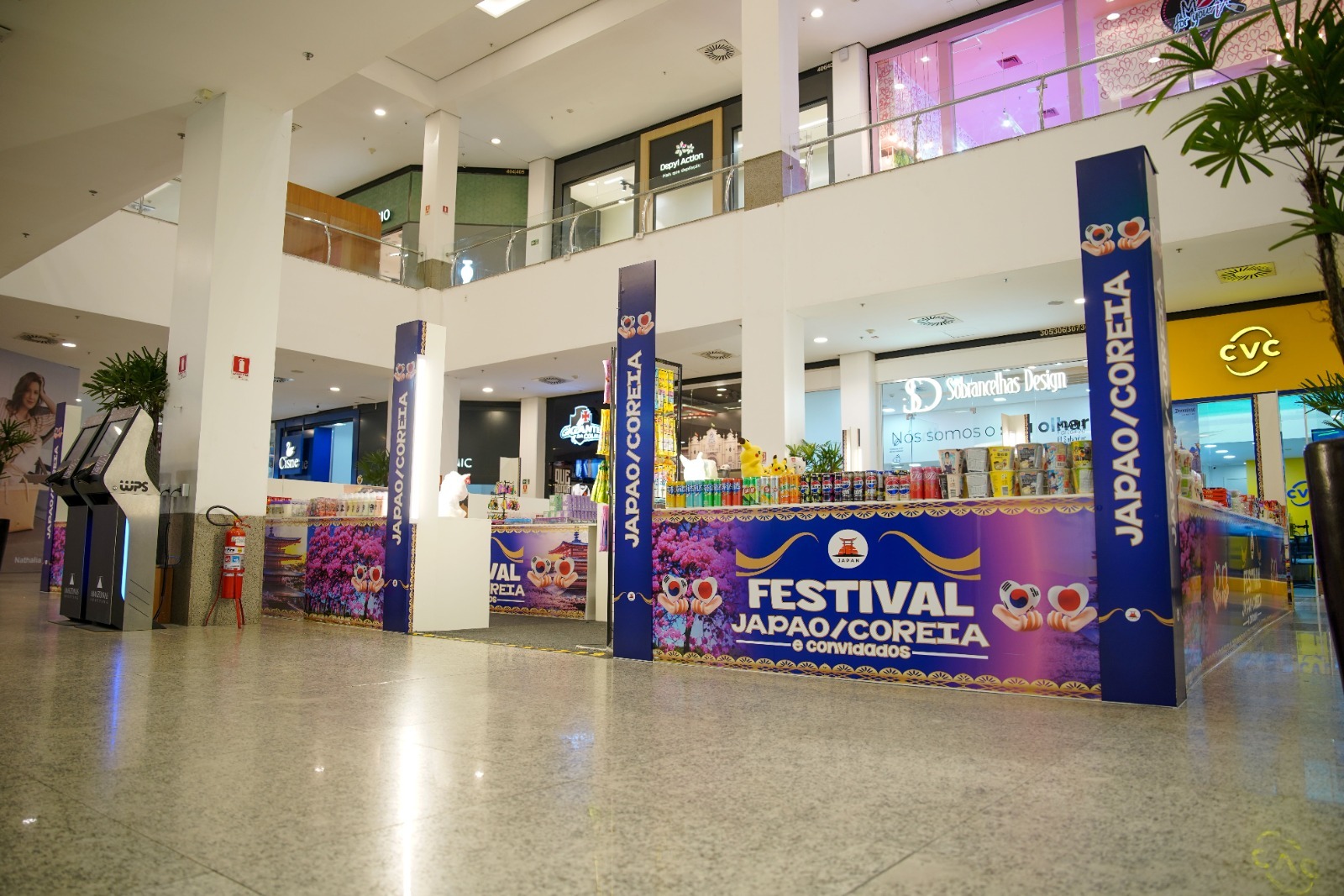 Festival do Japão e Coreia leva snacks e cultura em shopping de Manaus