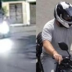 VÍDEO: Criminoso circula de moto pela rua antes de assaltar mulher em Manaus