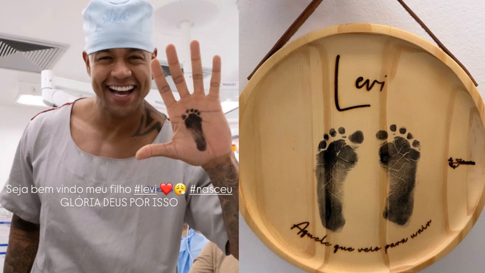 Nasce Levi, segundo filho de Léo Santana e Lore Improta