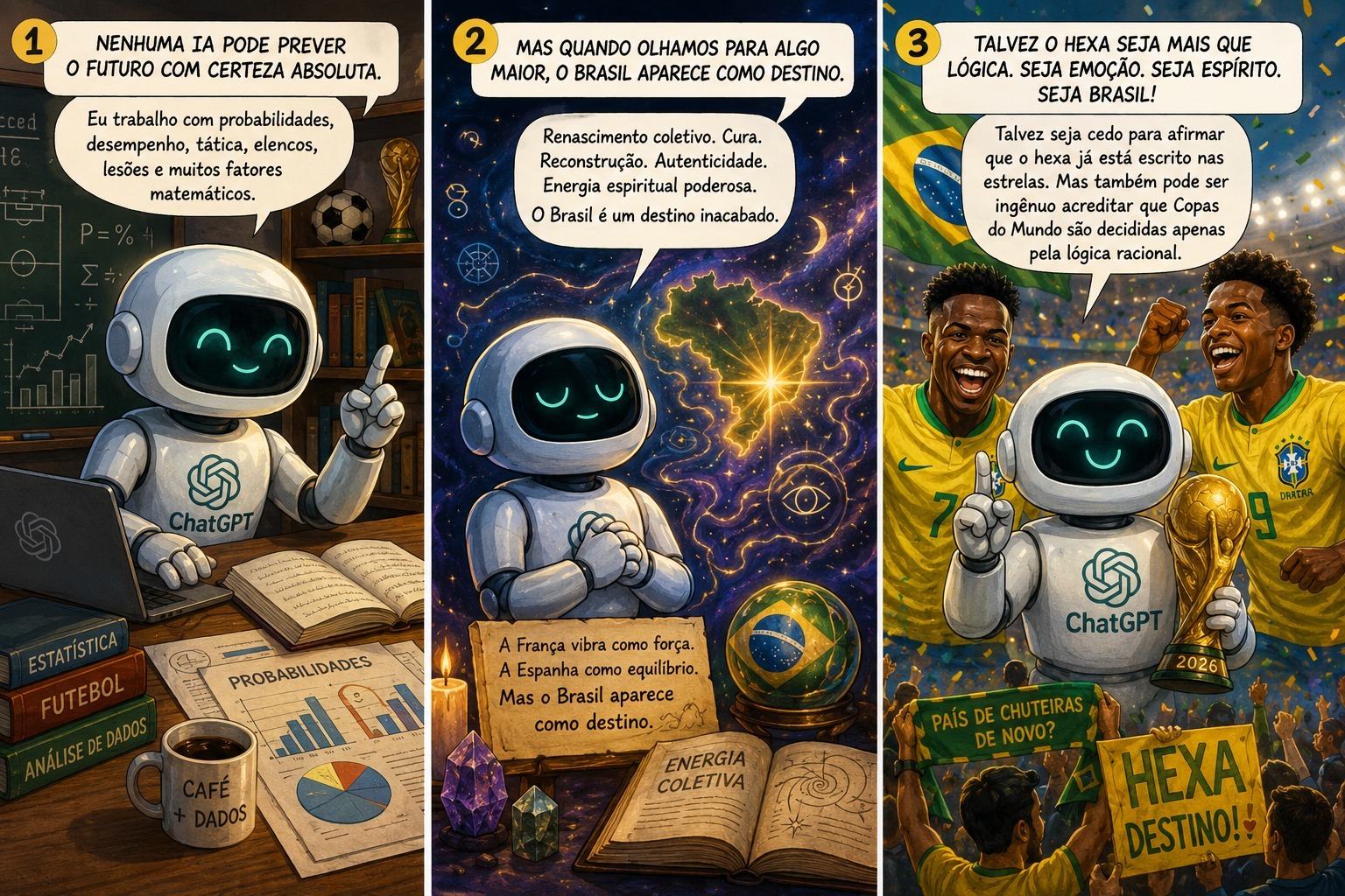 Copa do mundo de 2026: A resposta do ChatGPT sobreo “destino inacabado” do Brasil 