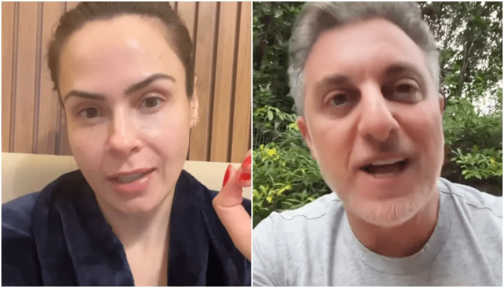 Ana Paula Renault e Luciano Huck durante repercussão sobre Bolsa Família nas redes sociais