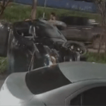 VÍDEO: Capotamento deixa carro destruído em Manaus