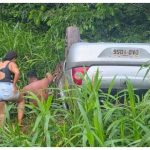 Carro capota na BR-174 e deixa três feridos no interior do Amazonas