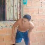 VÍDEO: Homem que exibiu pênis em supermercado de Manaus é punido pelo ‘tribunal do crime’