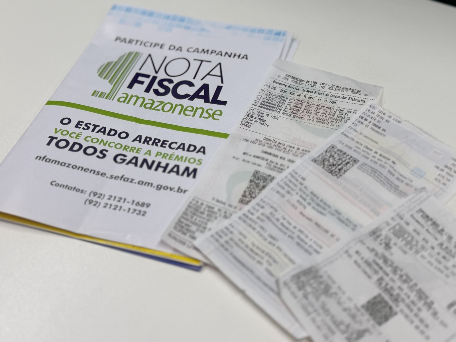 Nota Fiscal Amazonense vai sortear mais de R$ 160 mil em prêmios