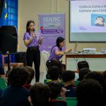 Sejusc realiza ação de conscientização em escola de Manaus