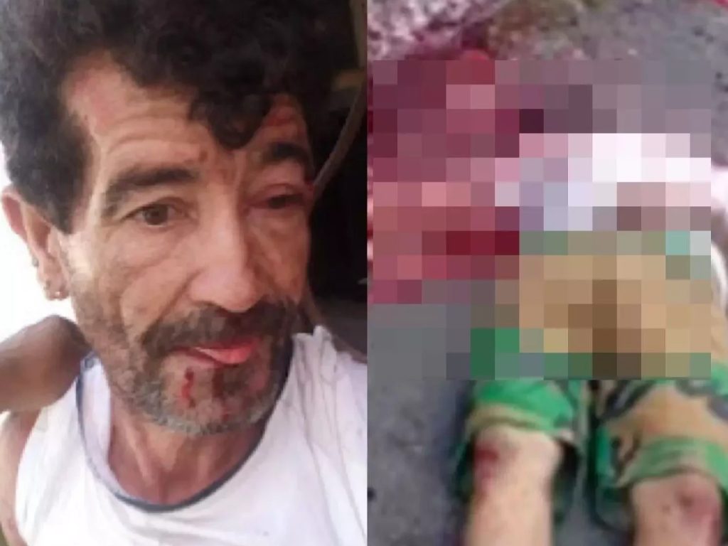 Um homem foi morto com mais de 100 disparos de arma de fogo na tarde desta segunda-feira (25)