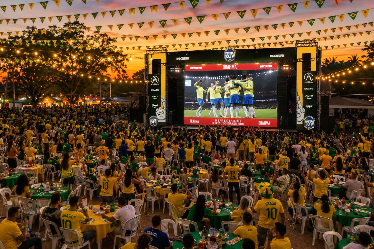 Veja onde assistir Brasil x Haiti com shows e entrada grátis em Manaus Veja onde assistir Brasil x Haiti com shows e entrada grátis em Manaus
