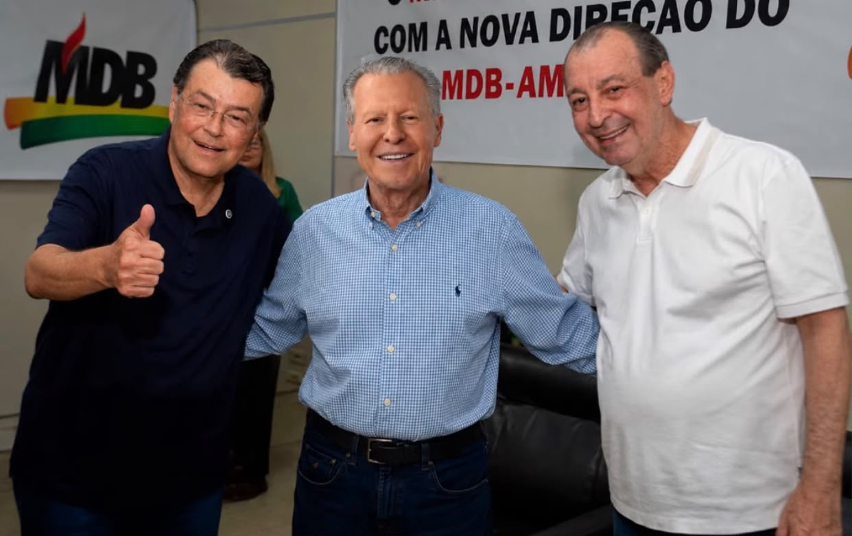 Arthur Virgílio Neto reafirma apoio a Omar Aziz e Eduardo Braga para eleições de 2026