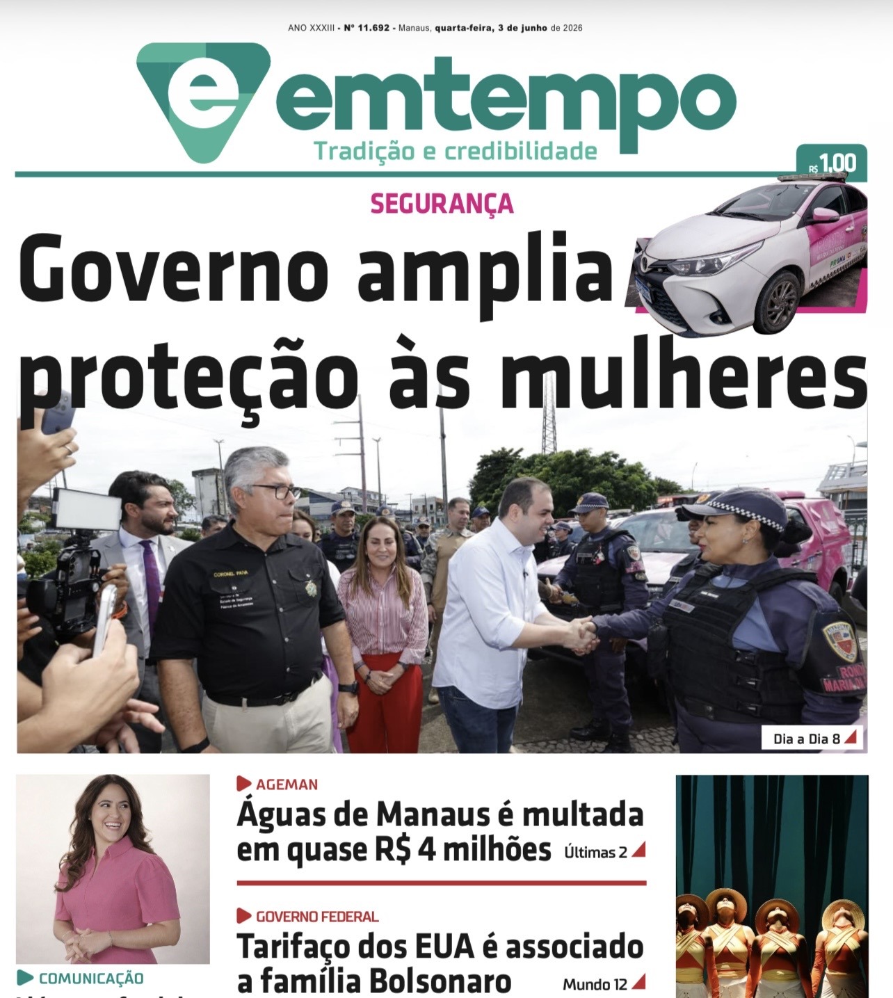 Jornal Em Tempo – quarta-feira, 3 de junho de 2026