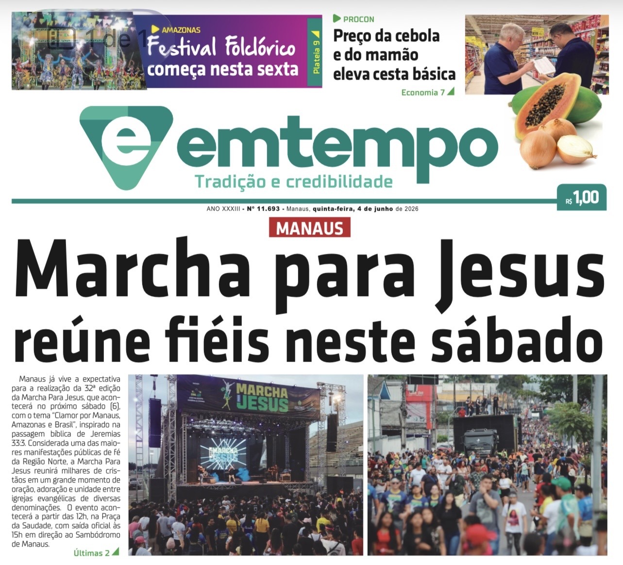 Jornal Em Tempo – quinta-feira, 4 de junho de 2026