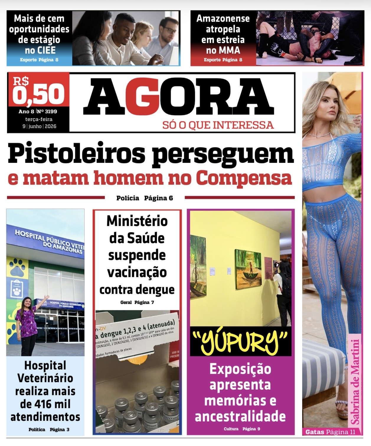 Jornal AGORA – terça-feira, 9 de junho de 2026