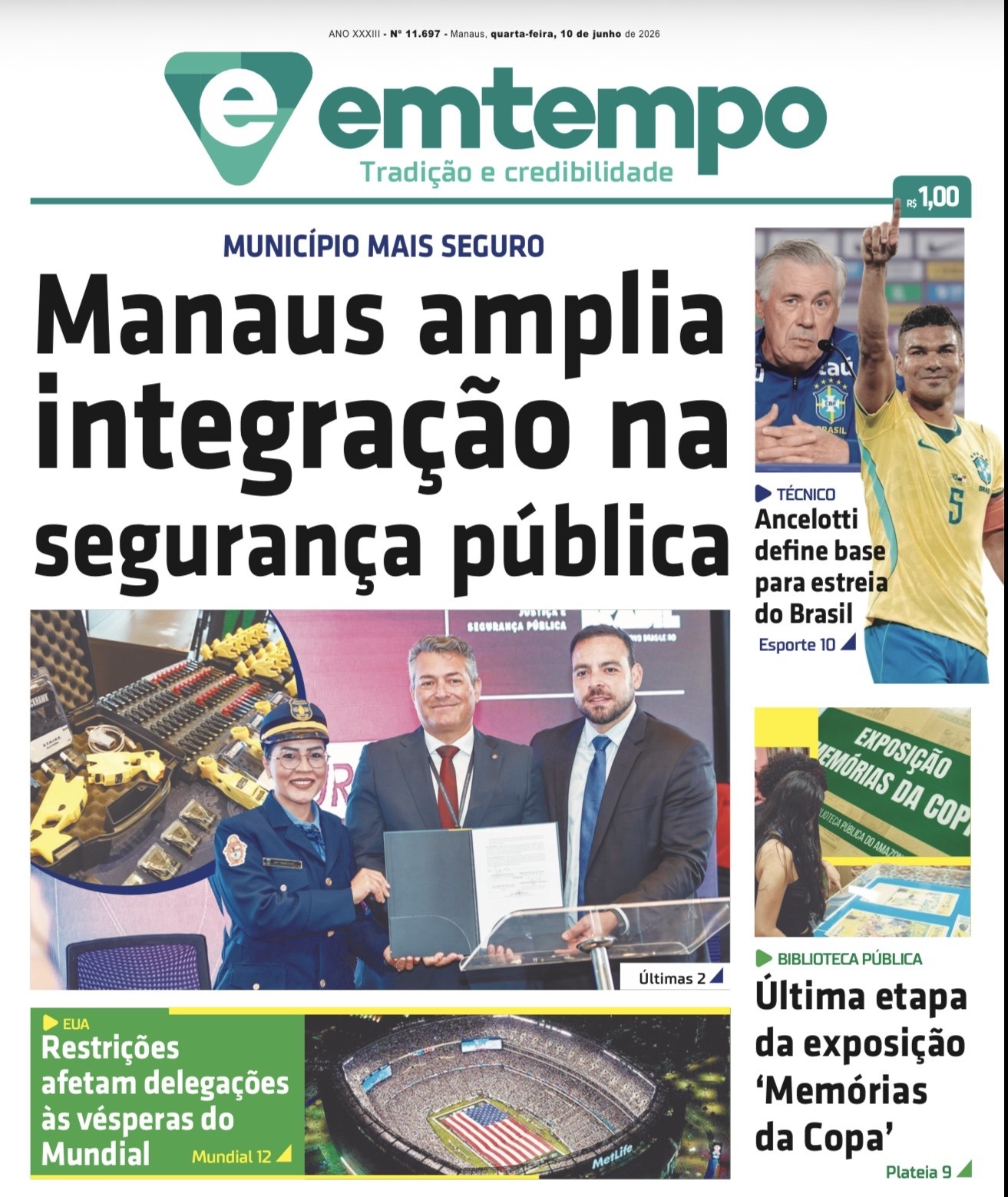Jornal Em Tempo – quarta-feira, 10 de junho de 2026
