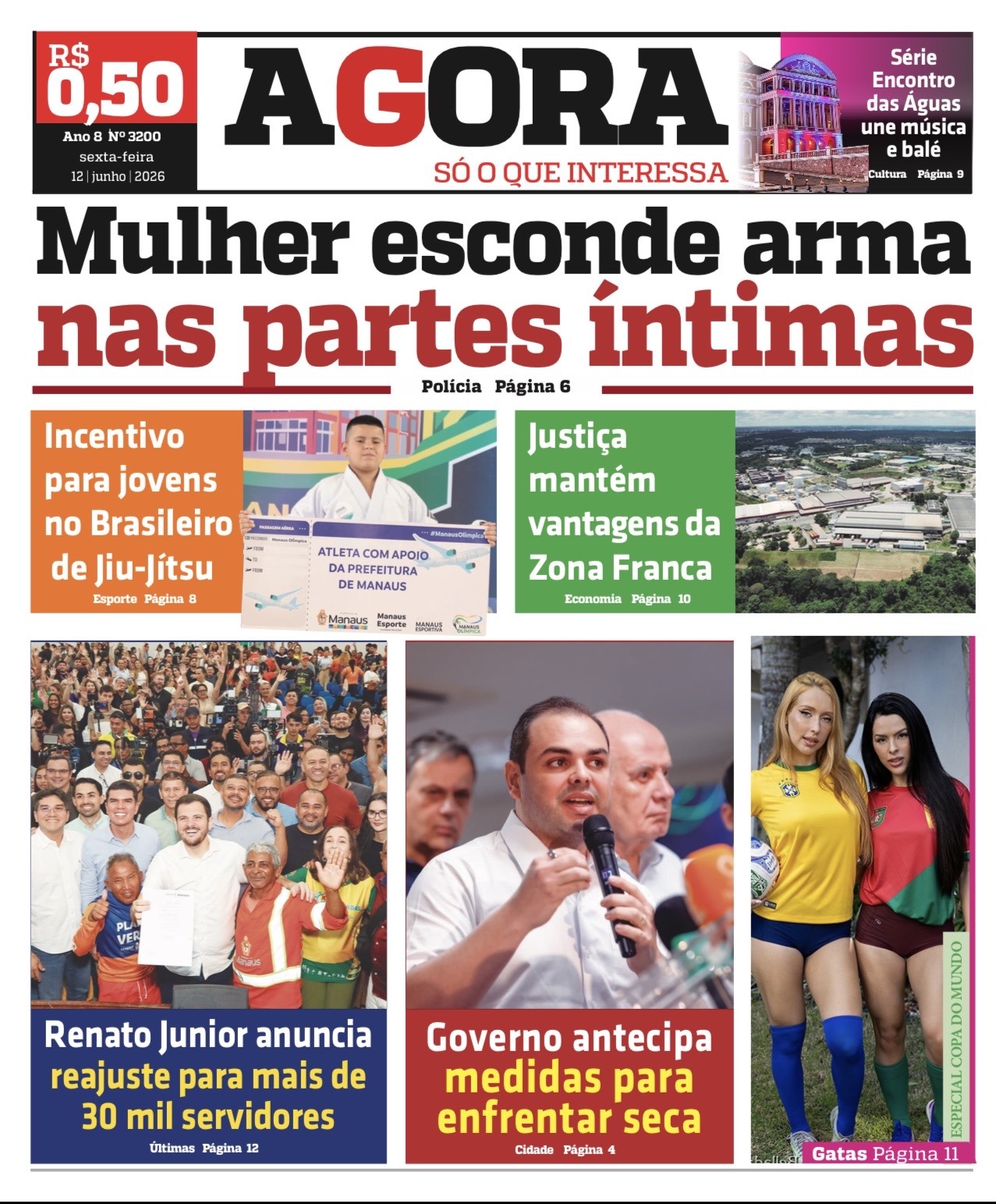 Jornal AGORA – sexta-feira, 12 de junho de 2026