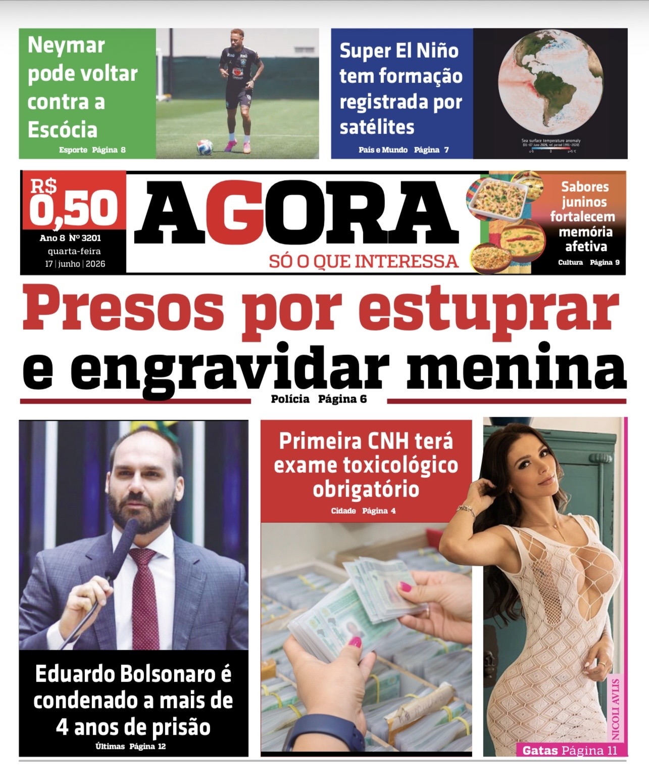 Jornal AGORA – quarta-feira, 17 de junho de 2026