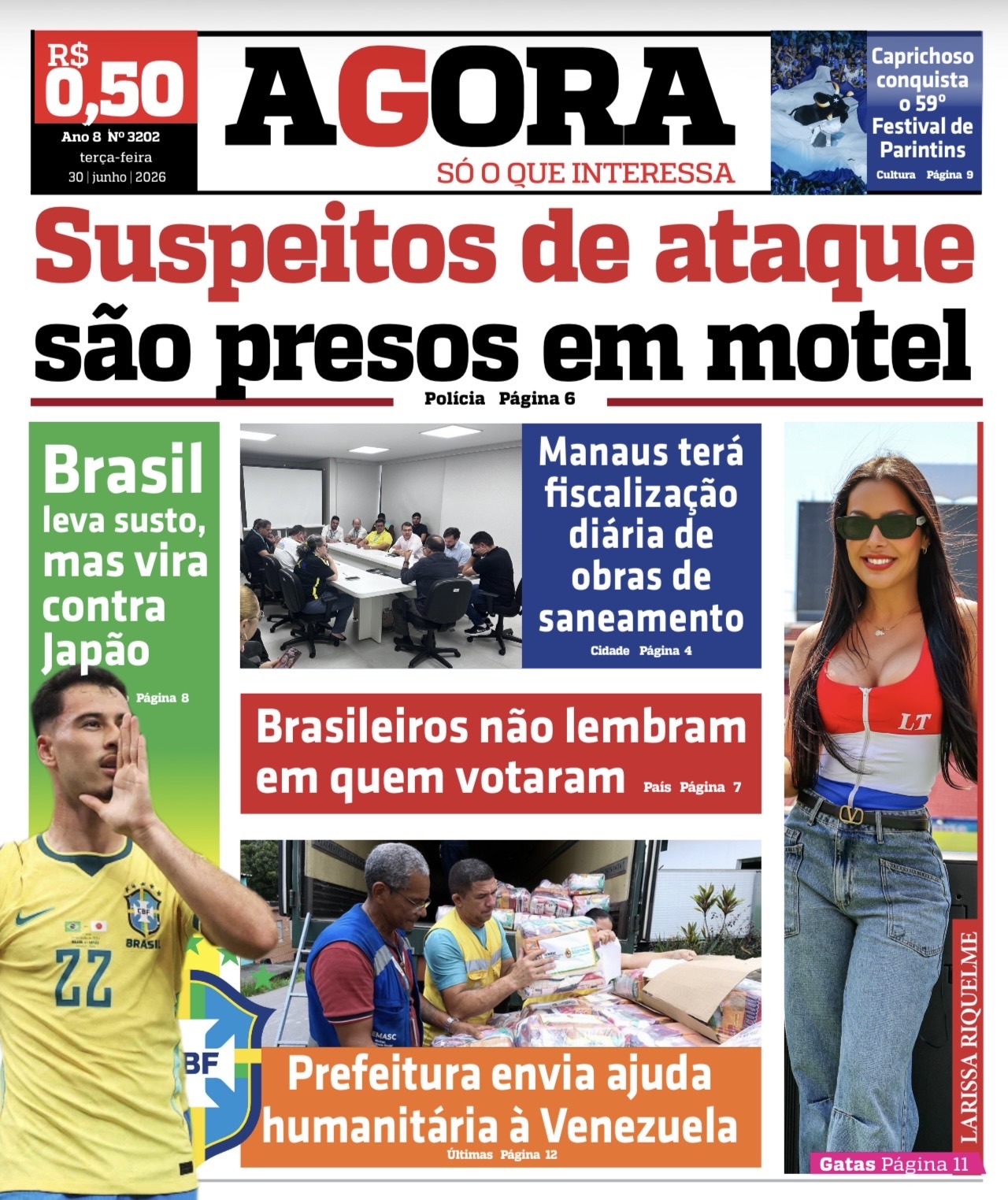 Jornal AGORA – terça-feira, 30 de junho de 2026