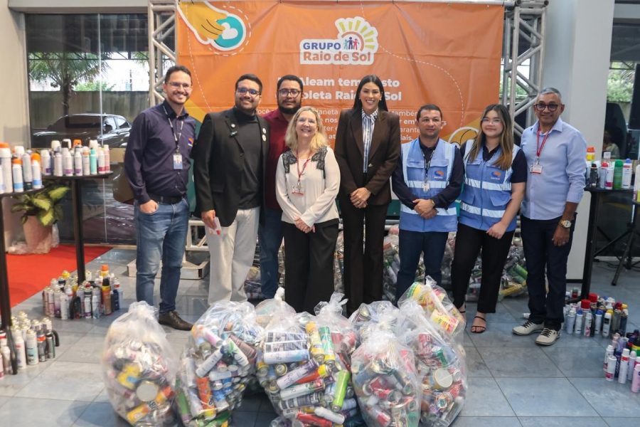 Mayra Dias entrega 3 mil aerossóis ao Grupo Raio de Sol na Aleam