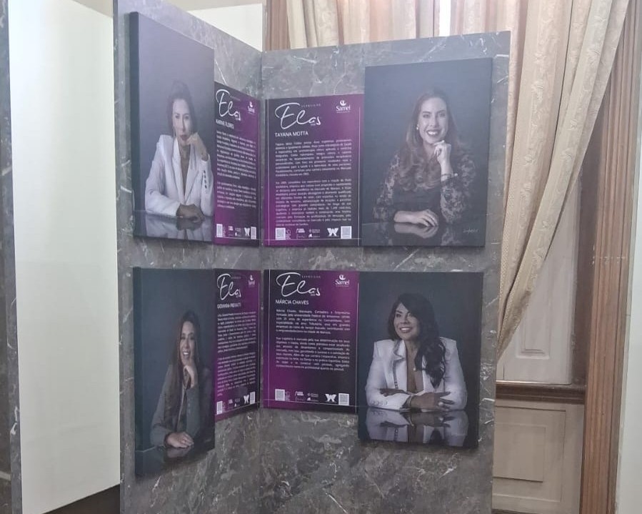 Exposição no Palácio da Justiça reúne retratos de personalidades homenageadas no Amazonas.