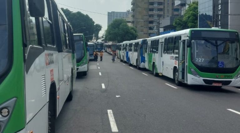 Paralisação de ônibus em Manaus-capa