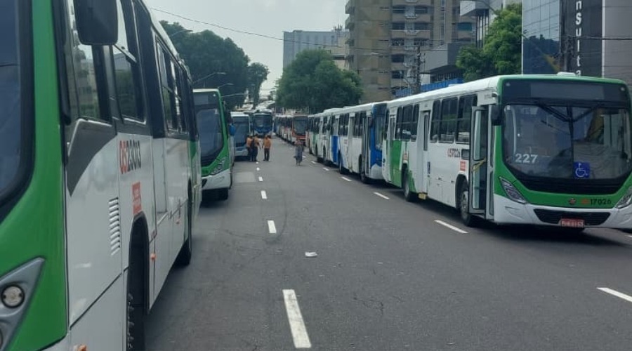Paralisação de ônibus em Manaus-capa