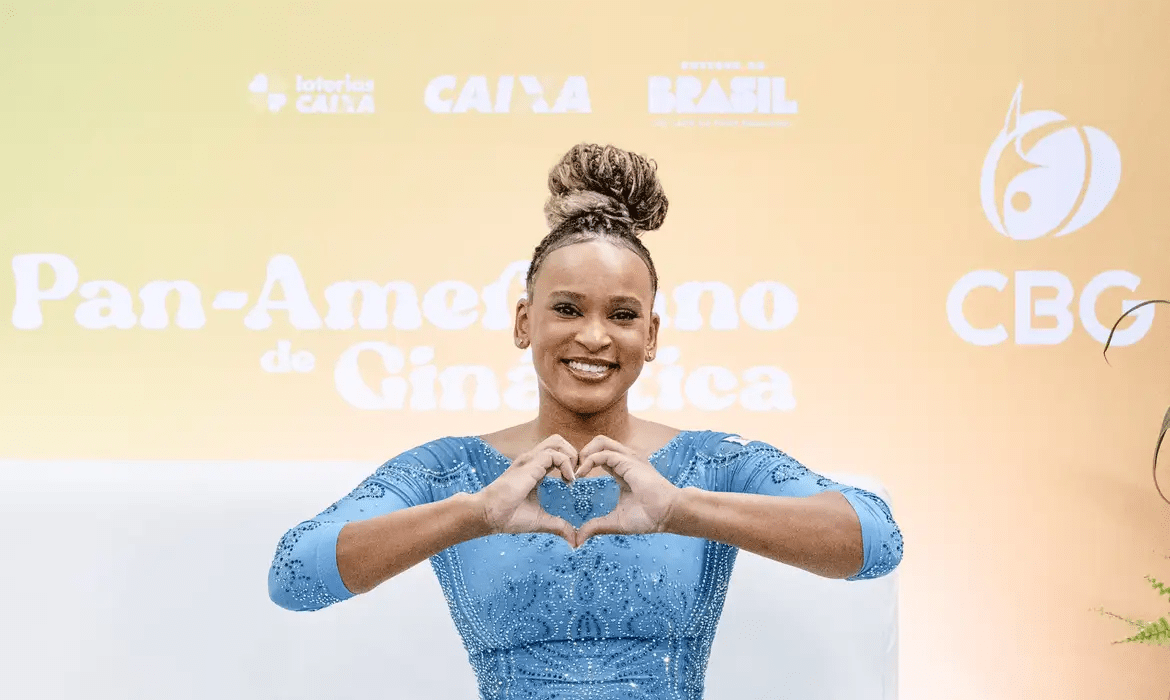 Rebeca Andrade volta com ouro e lidera show do Brasil no Pan