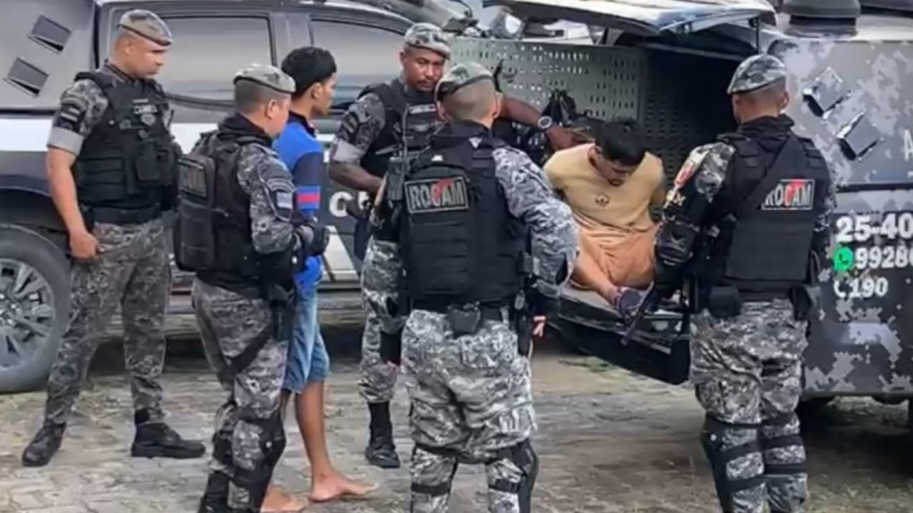Suspeitos de ataque a casa de PM são presos em motel de Manaus