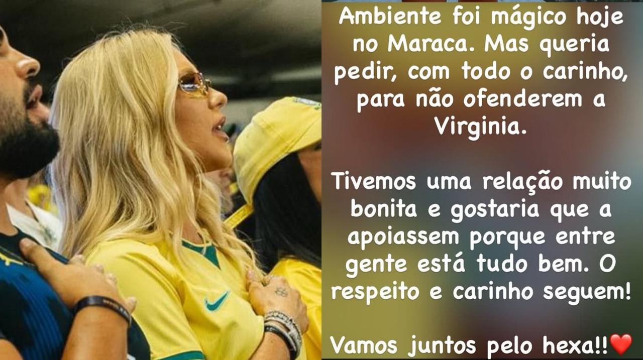 Vini Jr. pede respeito a Virginia após xingamentos no Maracanã