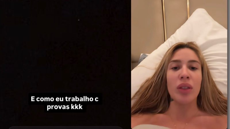 Namorada de jogador do Flamengo relata avistamento de suposto OVNI durante voo