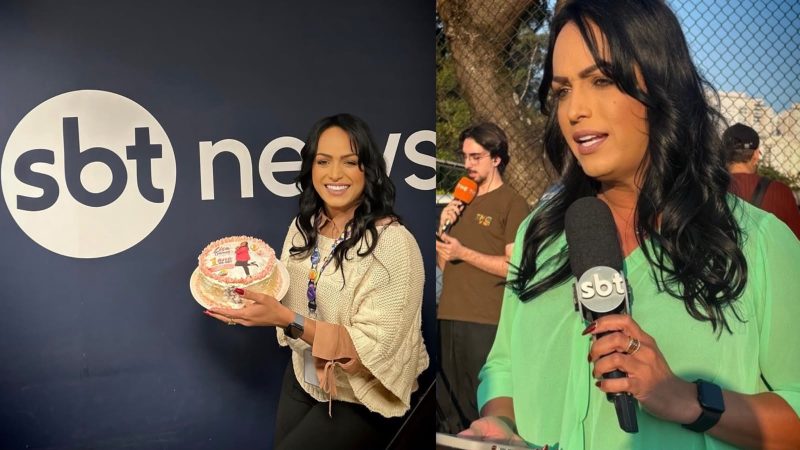SBT coloca primeira apresentadora trans na bancada de um telejornal brasileiro