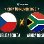 República Tcheca x África do Sul: onde assistir, horário e prováveis escalações